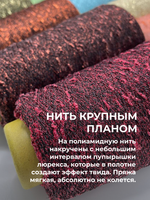 Пряжа для вязания люрекс шишибрики New Mill 73% полиамид 27% люрекс  (100 гр на конусе)