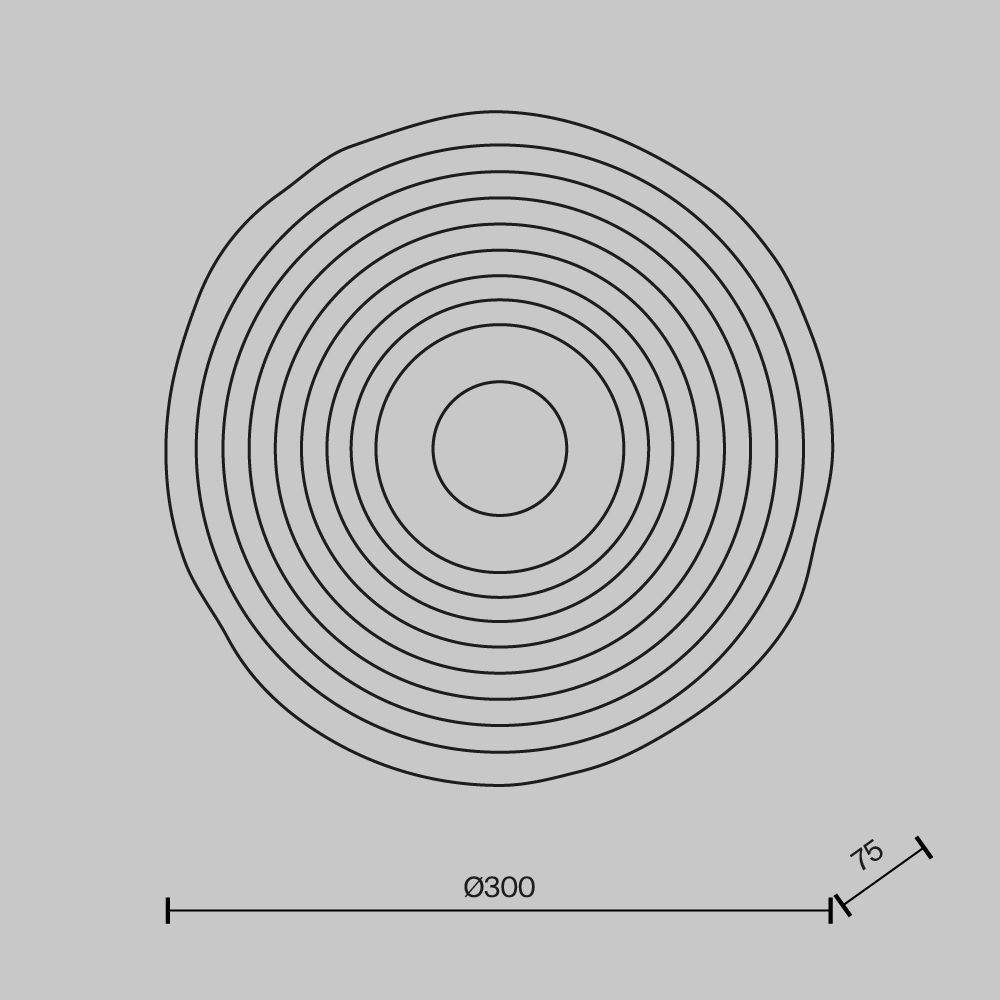Светильник настенный светодиодный Maytoni   MOD343WL-L5BS3K1