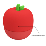 Красный клиторальный стимулятор в форме яблочка Apple Secret