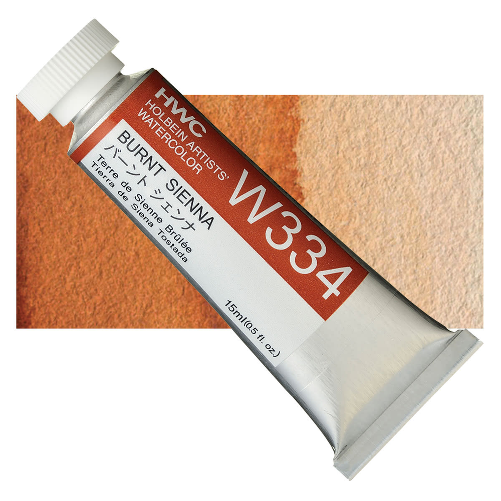 Акварель Holbein 15 мл. 334 [A] Burnt Sienna