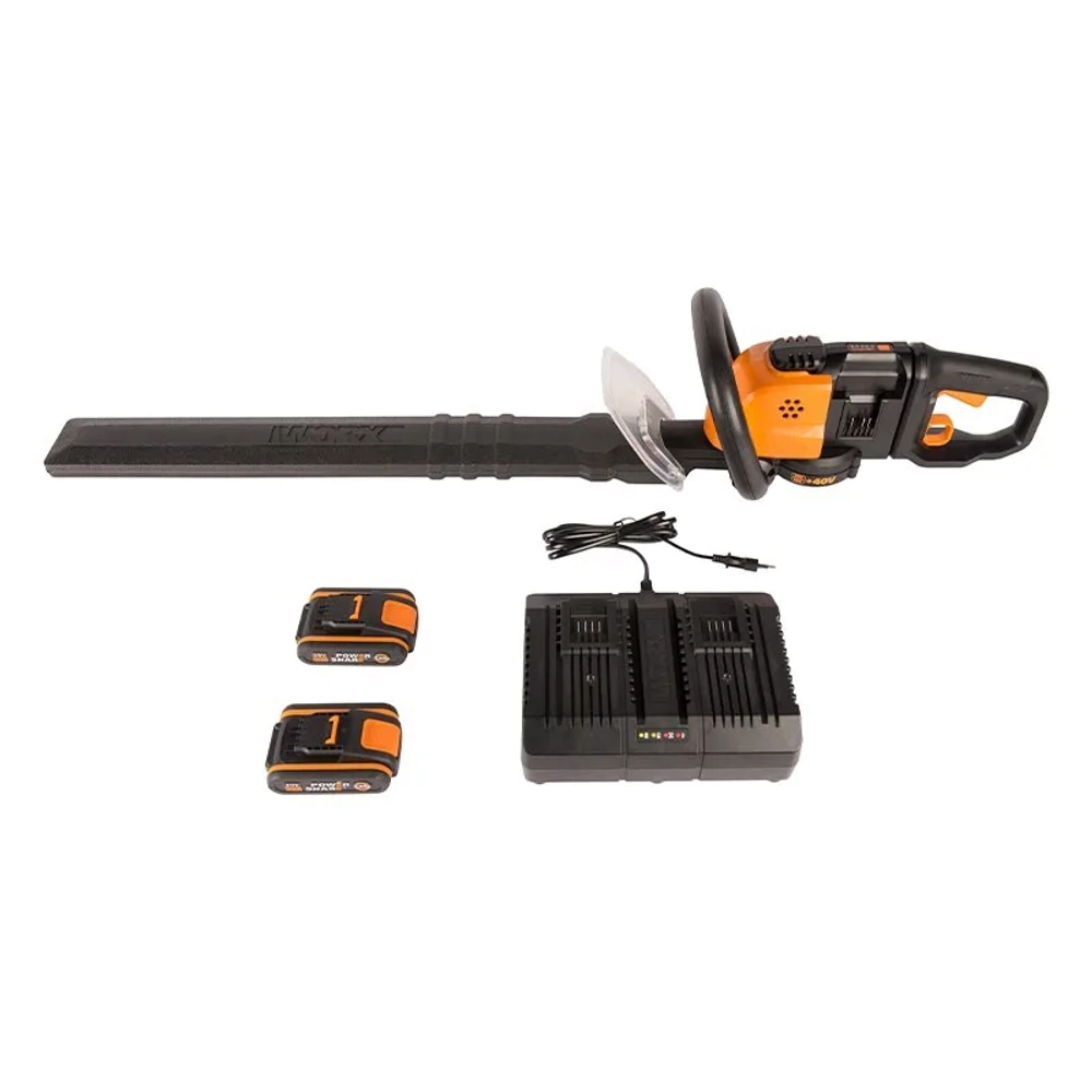 WORX WG284E аккумуляторный кусторез (2 x 2 Ач, ЗУ)
