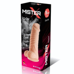 Телесный фаллоимитатор с мошонкой на присоске Iggy (Цвет: телесный)