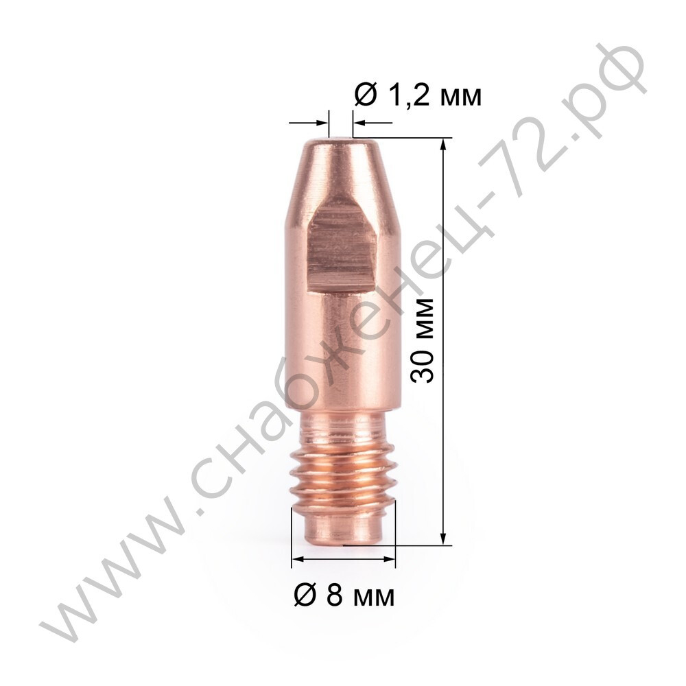 Наконечник M8х30х1.2 (140.0442/MD0005-12) VARTEG