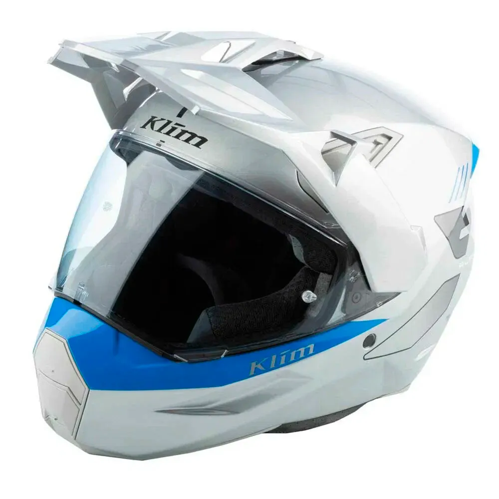Шлем Klim X1 Alpha глянцевый белый/синий, размер XL (RR)