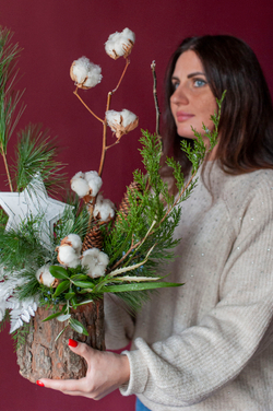 Новогодняя композиция Зимушка