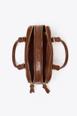 ZARA НЕБОЛЬШАЯ СУМКА-БОУЛИНГ, ОРАНЖЕВЫЙ