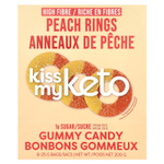 Kiss My Keto, Gummy Candy, персиковые кольца, 8 пакетиков по 25 г (0,88 унции)