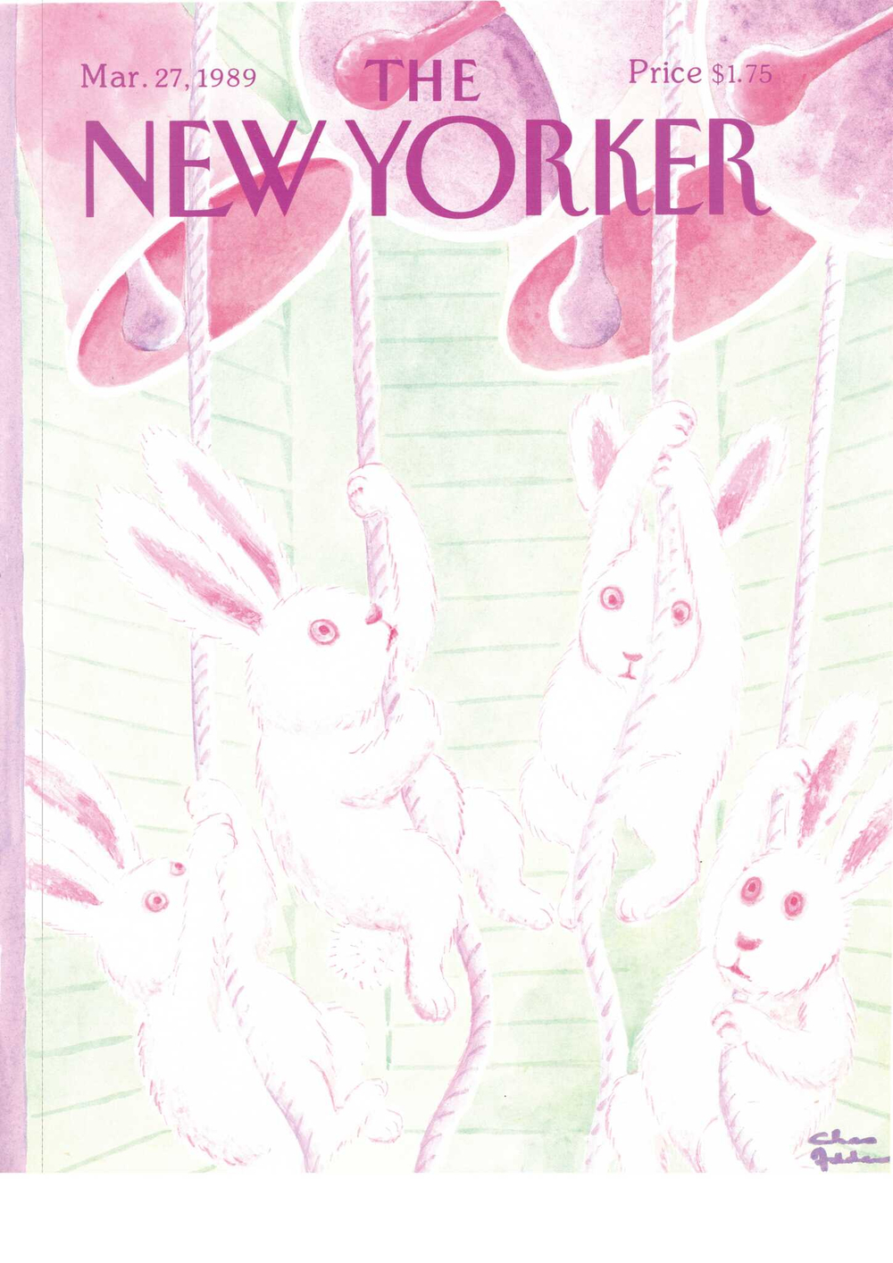 Журнал The New Yorker 27-03-1989, обложка