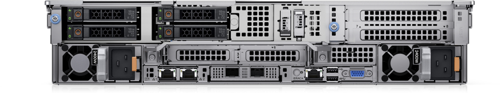 Стоечный сервер - Dell PowerEdge R750 G15, 2U, 8x 2.5“, 2x Xeon[5318Y] 24 Cores, 256Gb, 210-AYCG