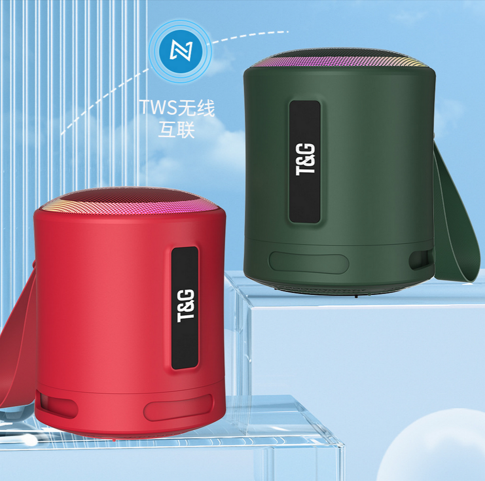 Беспроводная колонка TG-373 (7W/TF/FM) RGB Light