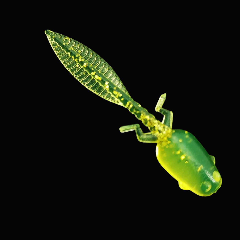10 шт 5 см Силиконовая приманка креатура головастик слаг RuBaits Tadpole Рыболовная приманка для рыбалки на окуня на щуку на форель на судака На спиннинг джиг микроджиг 0,9 гр.