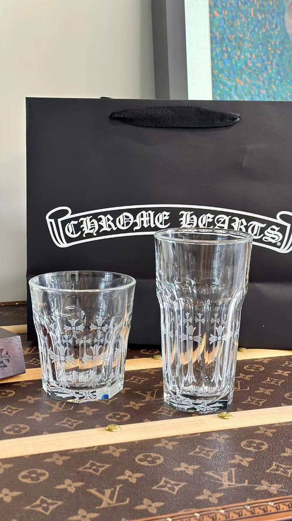 Набор стаканов Chrome Hearts 2 шт.
