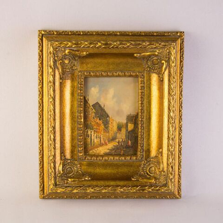 Винтаж: Винтажная картина «Старый Город»