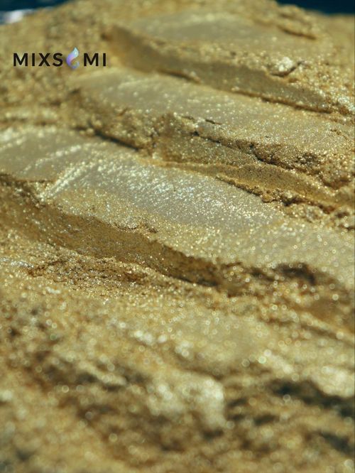 Премиум пигмент 8855 - Золото солнечное мерцающий блеск - универсальный