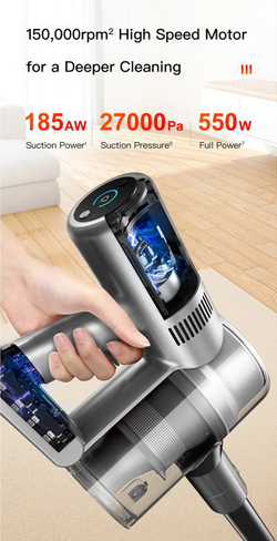Беспроводной пылесос, вертикальный Dreame Cordless Vacuum Cleaner V12 серый(EU)