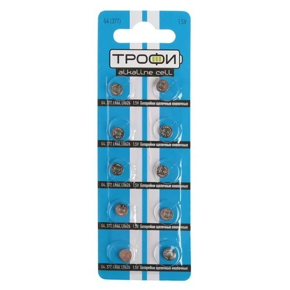 Батарейка часовая G03 (392 LR736 LR41) Трофи 10xBL (200/1600)