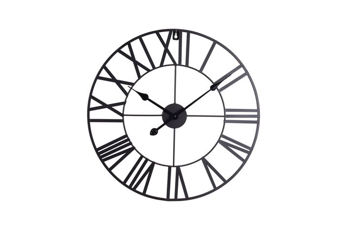 Часы настенные черные Garda Decor HZ1006820