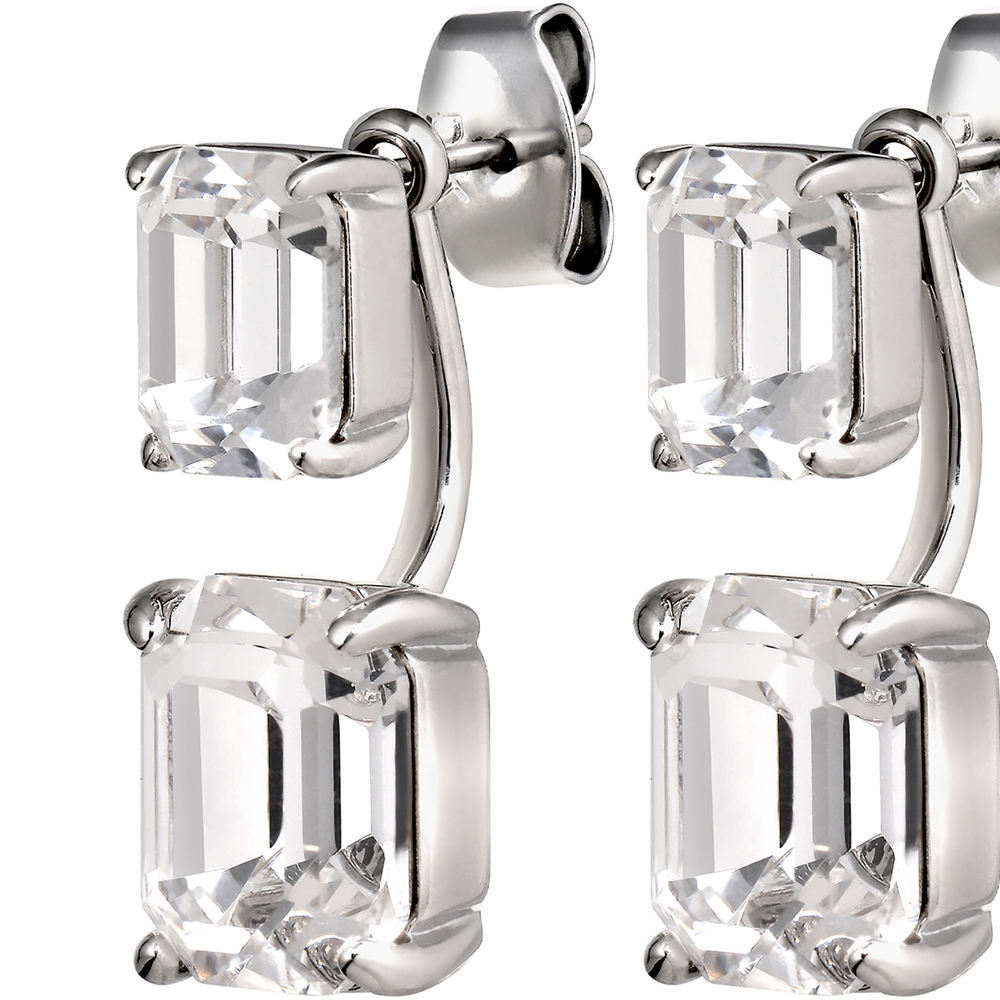 Серьги-трансформеры 2-in-1 Dyrberg Kern TETI SS CRYSTAL 460008