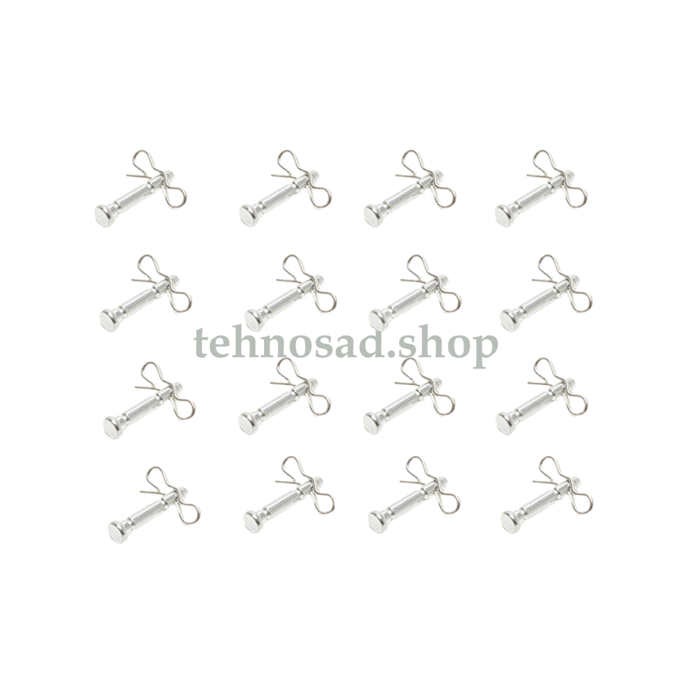 Комплект срезных болтов для снегоуборщика штифт 6 мм длина 41 мм 16 шт.