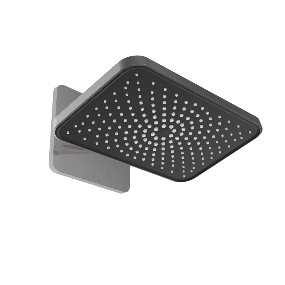 Душевой комплект Vincea Inspire VSFW-3I21MT4RGM встраиваемый, термостат, двухрежимный, вороненая сталь