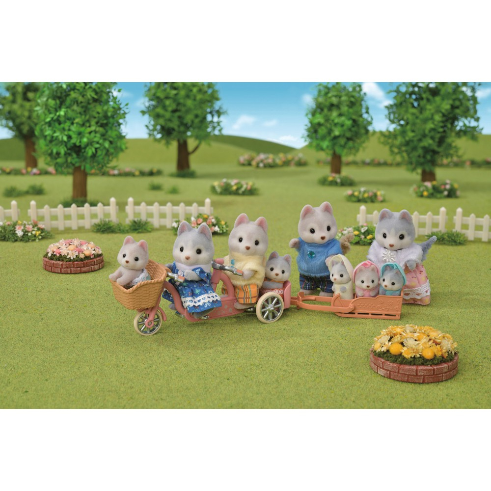Sylvanian Families - Хаски на велосипеде Набор с фигурками 5637