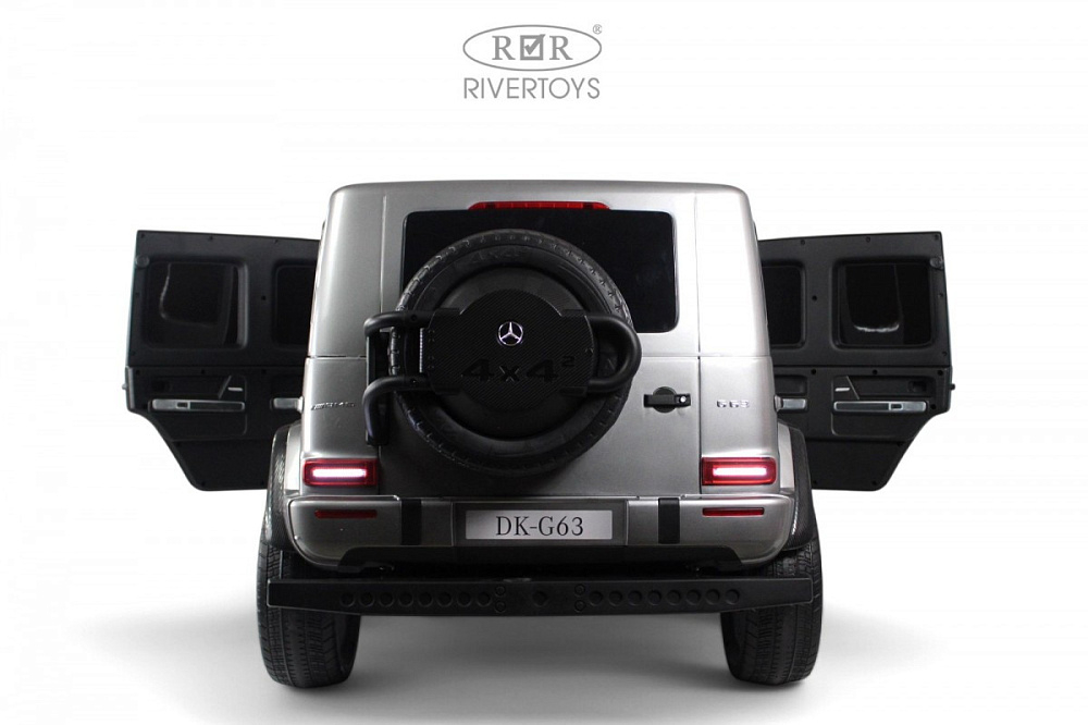 Детский электромобиль RiverToys Mercedes Benz G63 Y777YY GREY-GLANEC/серый глянец