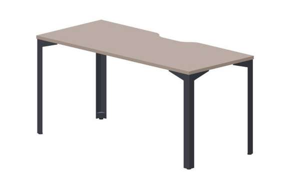 Стол 158х68х75см (эргономичный вырез)