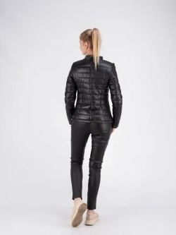 Куртка женская из натуральной кожи короткая Турция