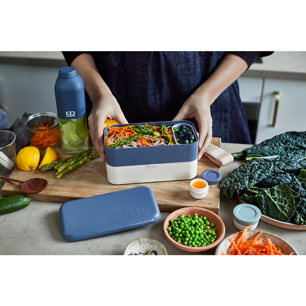 Ланч-бокс mb original, blue natural