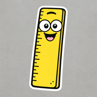 Линейка (2Д) - декор для фотосессии