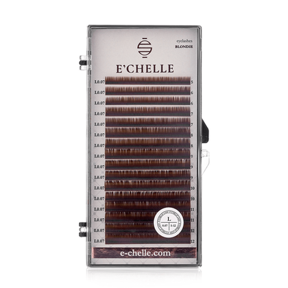 Ресницы коричневые Echelle Blondie (светло-коричневые) MIX - 16 линий