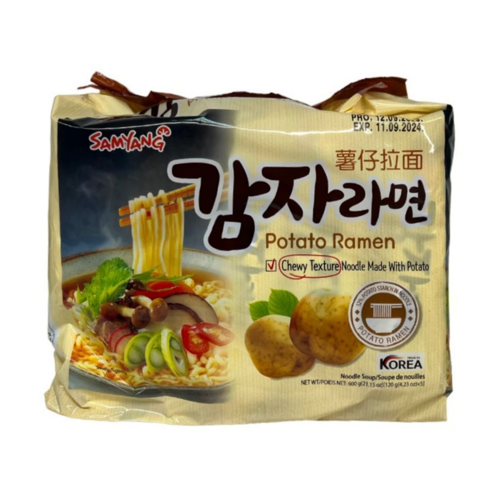 Лапша быстрого приготовления картофельная Samyang Potato Ramen 120 г