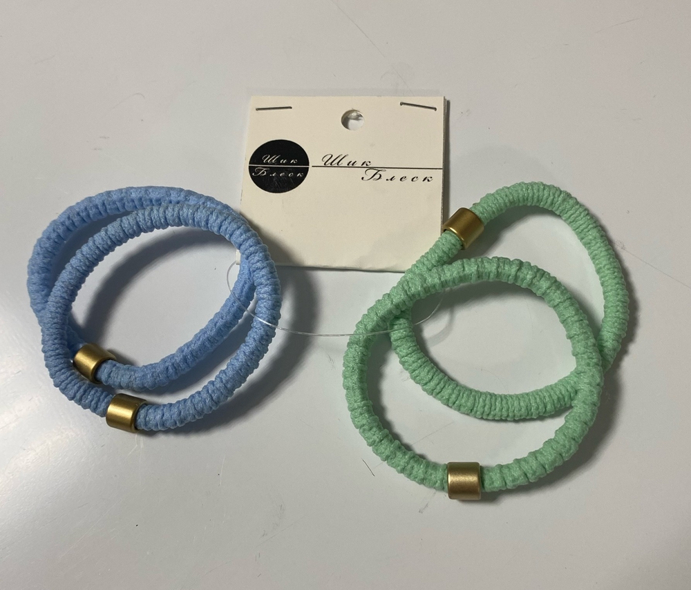 Резинки для волос "Спорт элит", классика, 5 см, цвет: рандом