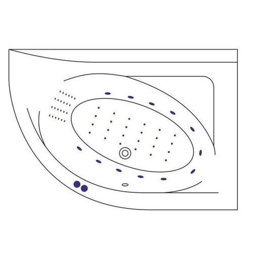 Акриловая ванна Excellent Aquarella P Nano1500x1000 WAEX.ARP15.NANO