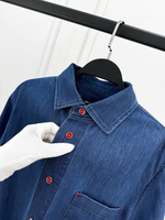 Джинсовая рубашка Kiton