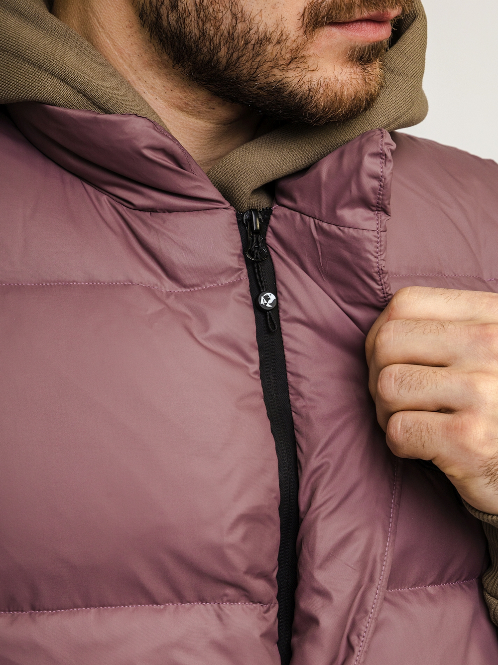 Жилет "НОХО" утеплённый, унисекс, цвет "Лиловая дымка"