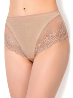 Высокие трусики-слипы Charm (Размер: L) (Цвет: телесный)