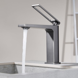 Смеситель для раковины Black&White Universe Gun Metal (UK9901MG)