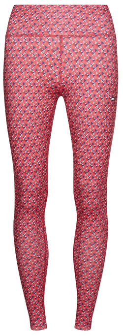 Леггинсы Tommy Hilfiger RW AOP Legging - small island geo pink