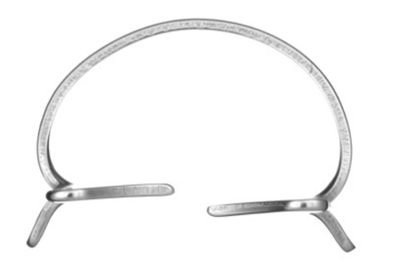 № 12A - Кламп коффердам для моляров "тигровый" с ретенционными зубцами KSK (Dentech Corporation, Япония)