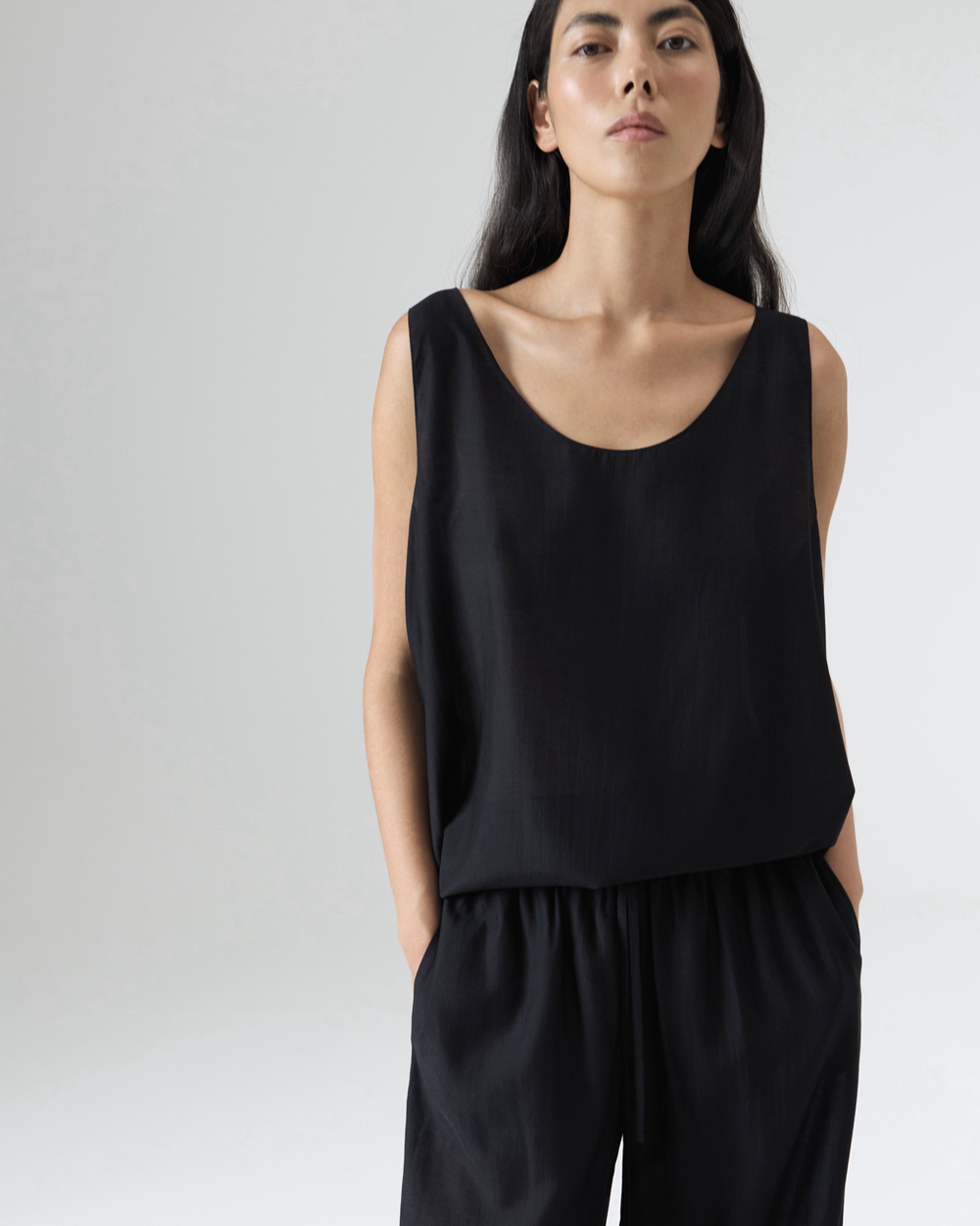 Топ удлинённый из батиста