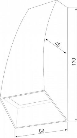 Накладной светильник Elektrostandard Forw a057010