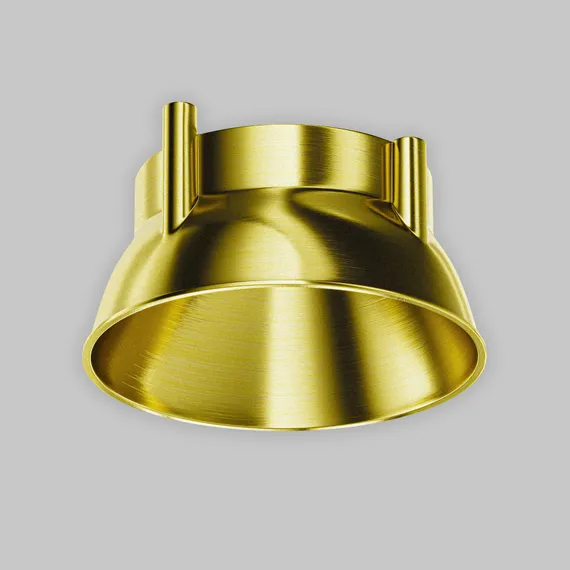 Декоративная рамка-отражатель для светильников серии Альфа / Alfa LED латунь Technical ring12-15w-rd-bs