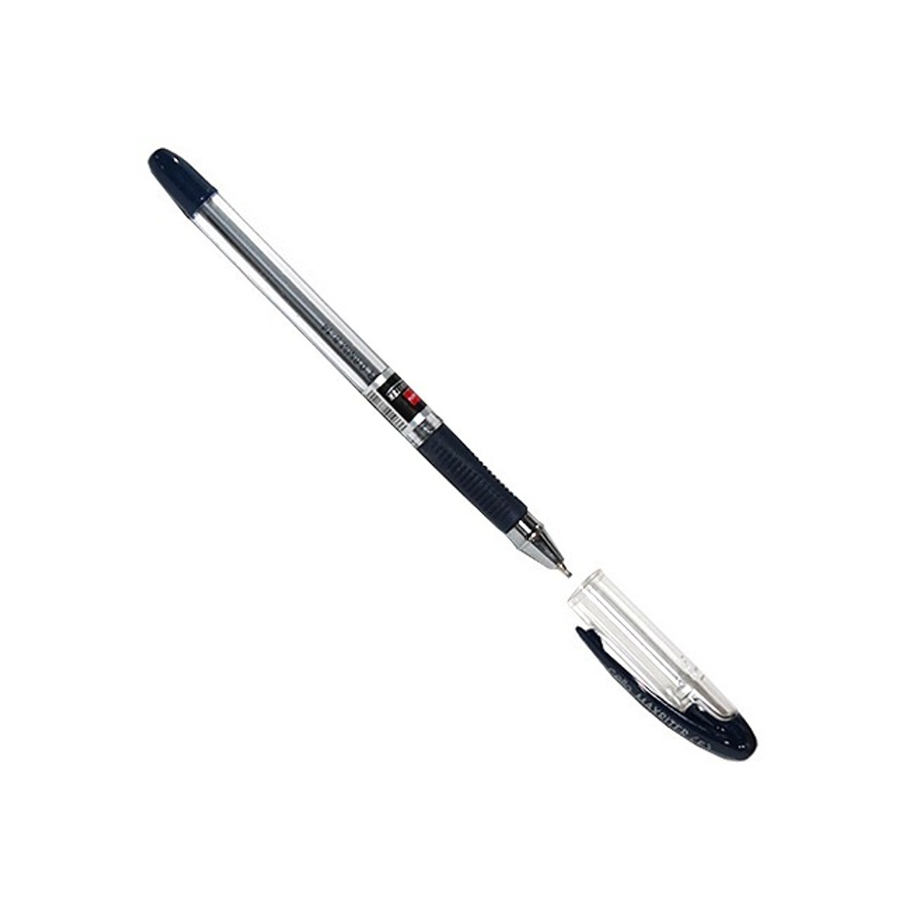 Ручка Cello Maxriter F 0.7 игловидный наконечник, резиновый упор, масляная основа, черная