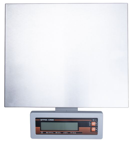Весы фасовочные ШТРИХ-СЛИМ 300М 15-2,5 ДП1 РЮ (POS2) интерфейс RS 232 (размер платформы 325х275х55)