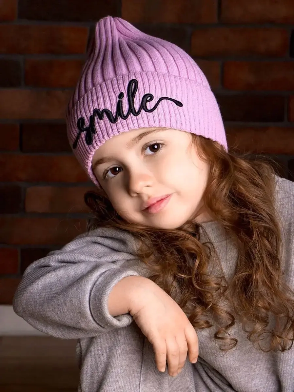 Шапка детская осенняя тыковка