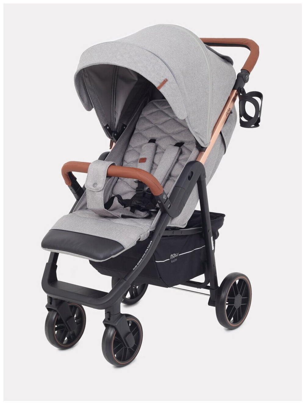 Коляска детская MOWBaby "RIDE" RA088 Gold Beige