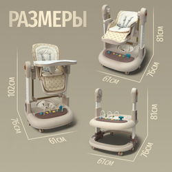 Многофункциональный стульчик для кормления 5в1 William