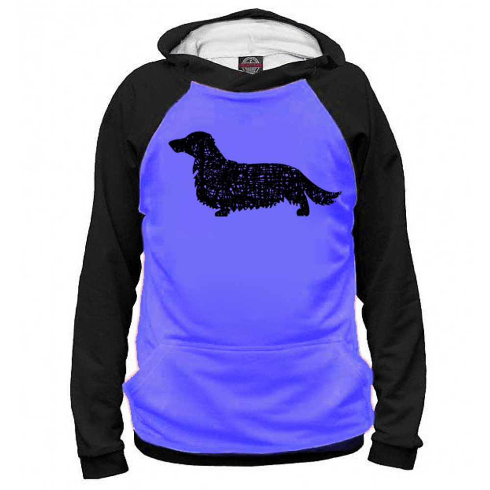 Толстовка "Длинношерстная Такса"