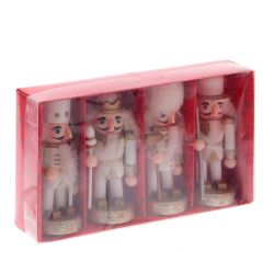 GAEM Набор из 4шт Украшение новогоднее "Щелкунчик", L17,5 W4 H10,5 см